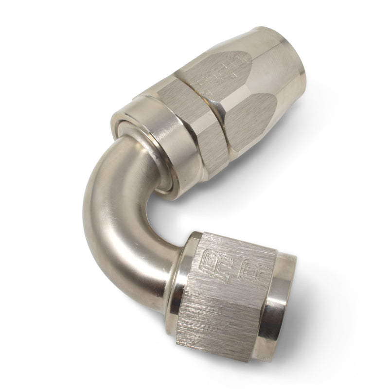 Russell Performance -6 AN Endura 120 Degree Full Flow Swivel Hose End (With 9/16in Radius) Fittings Russell