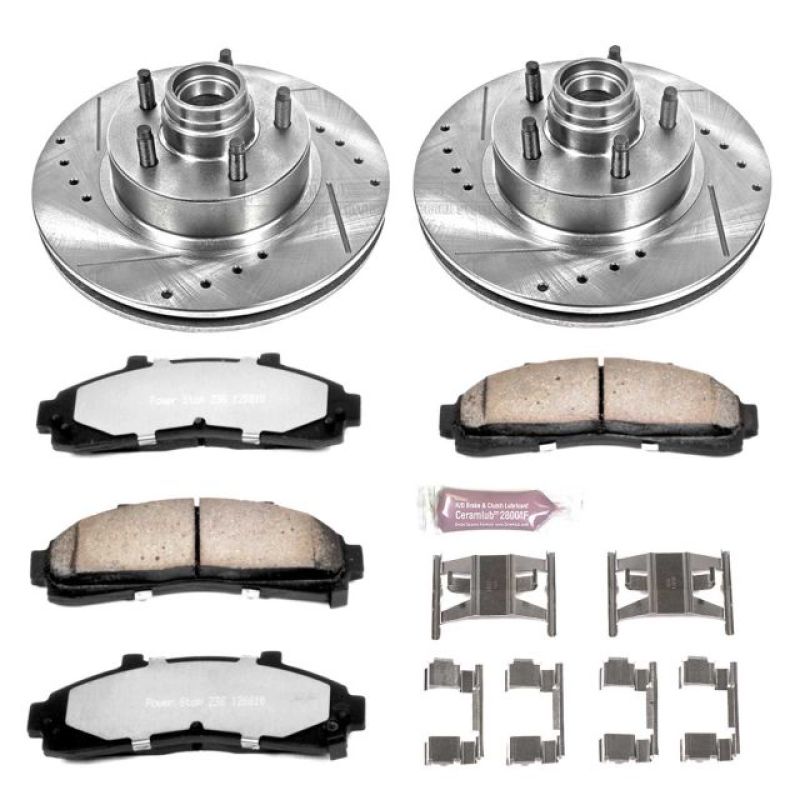 Power Stop 95-01 Ford Explorer Front Z36 Truck & Tow Brake Kit Brake Kits - Performance D&S PowerStop