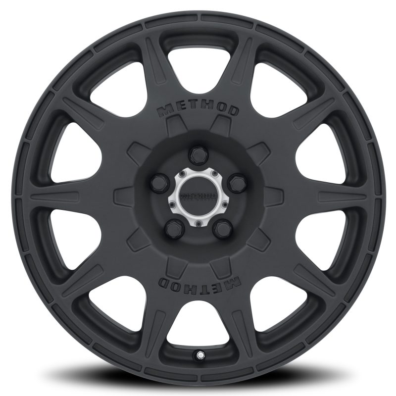 Method MR502 RALLY 17x8 +38mm Offset 5x108 63.4mm CB Matte Black Wheel Wheels - Cast Method Wheels