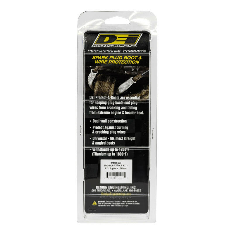 DEI Protect-A-Boot XL - 8in - 2-pack - Silver Thermal Sleeves DEI