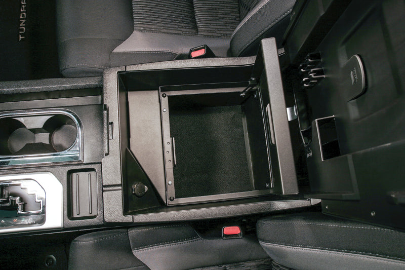 Tuffy Console Safe W/ Keyed Lock For Toyota Tundra W/ Flow Thru Console Cargo Boxes & Bags Tuffy Products