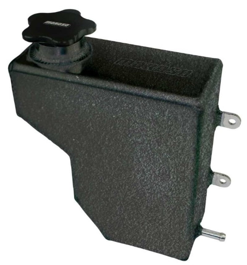 Moroso 16-Up Polaris RZR Coolant Tank - Black Powder Coat Reservoirs Moroso
