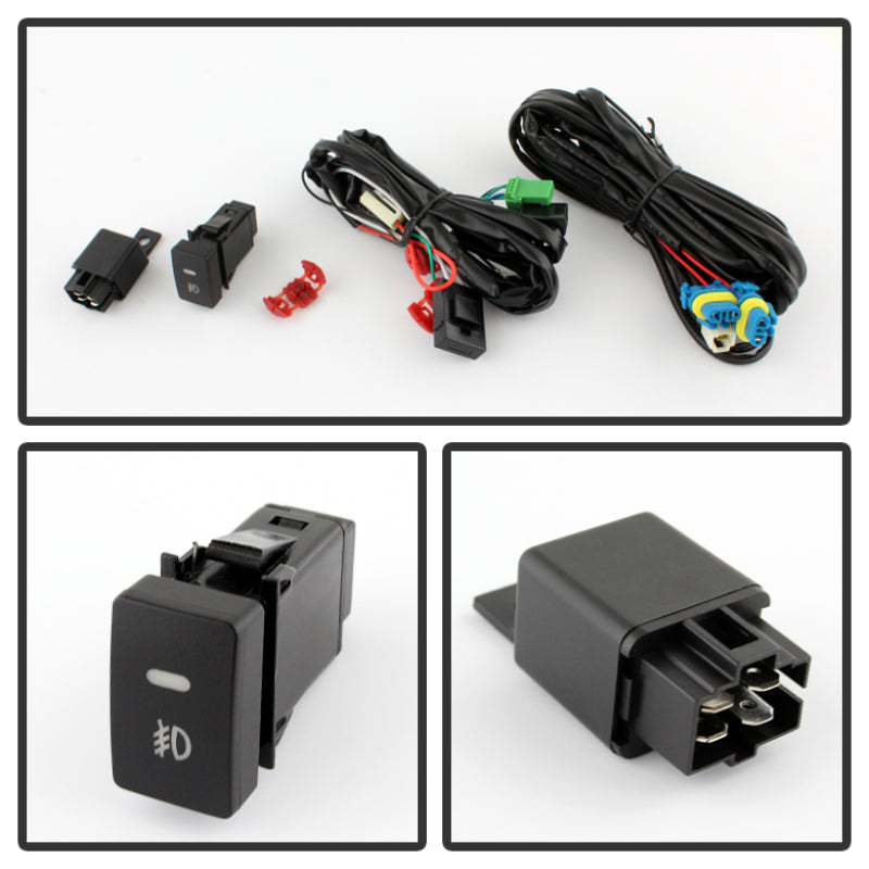 Spyder Honda Accord 2013-2015 2Dr OEM Fog Lights W/Switch- Clear FL-HA2013-2D-C Fog Lights SPYDER