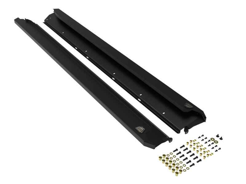 aFe POWER 10-14 Subaru Outback H4 2.5L / H6 3.6L Terra Guard Trail Steps - Black Nerf Bars aFe