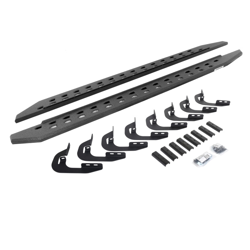 Go Rhino 15-19 GMC Sierra 2500/3500HD DC 4DR RB20 Slim Running Boards Kit (w/Brackets) - Bedliner Ct Running Boards Go Rhino