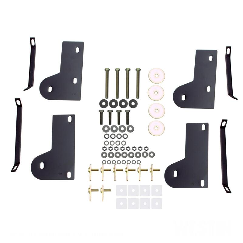 Westin 2002-2008 Dodge Ram 1500 Quad Cab Platinum 4 Oval Nerf Step Bars - Black Nerf Bars Westin