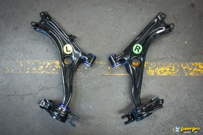 SuperPro 2016 Honda Civic EX Front Lower Control Arm Set w/ Bushings Control Arms Superpro