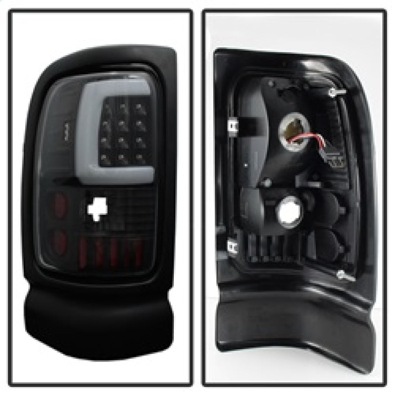 xTune Dodge Ram 1500 94-01 Tail Lights - Light Bar LED - Black ALT-ON-DRAM94V3-LBLED-BK Tail Lights SPYDER