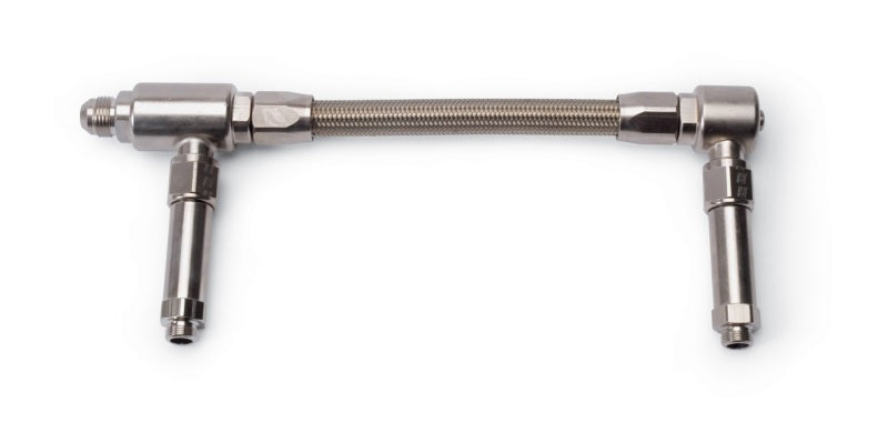 Russell Performance -8 AN to -8 AN ProFlex King Demon Carb Dual Inlet Carb Kit (Endura) Carburetor Fuel Inlet Kits Russell