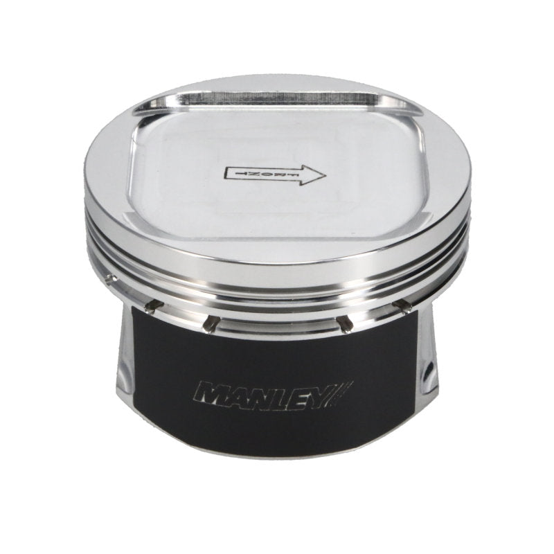 Manley 98-05 Subaru EJ20 WRX 92.50mm +.5mm Bore 8.5:1 Dish Platinum Series Piston Set w/Rings Piston Sets - Forged - 4cyl Manley Performance