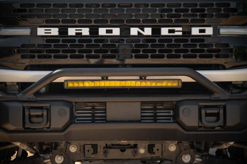 DV8 Offroad 21-24 Ford Bronco Capable Bull Bar Bumpers - Steel DV8 Offroad
