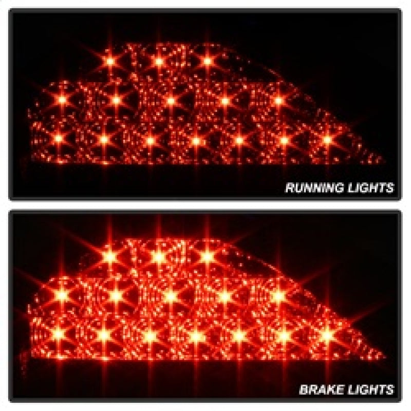 Spyder 99-05 Pontiac Grand Am LED Tail Lights - Black Smoke Tail Lights SPYDER