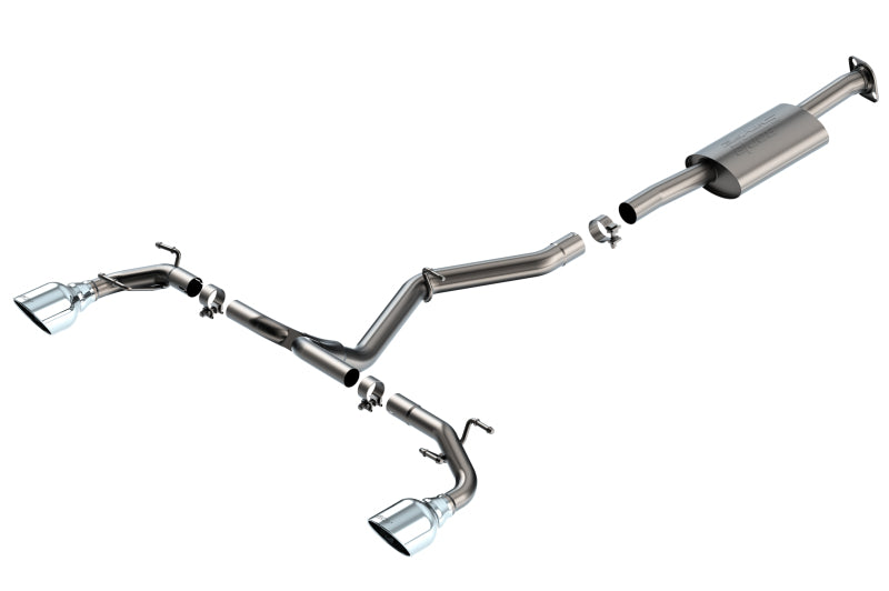 Borla 22-23 Subaru BRZ/Toyota GR86 2.4L RWD AT/MT S-Type Catback Exhaust - Polished Tips Catback Borla