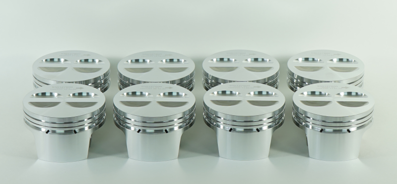 Mahle MS Piston Set GM 604 355ci 4.03in Bore 3.48in Stk 5.7in Rod 0.927 Pin -5cc 10.5 CR Set of 8 Piston Sets - Forged - 8cyl Mahle