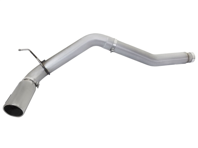 aFe Atlas Exhaust 5in DPF-Back Exhaust Aluminized Steel 2016 Nissan Titan XD V8-5.0L w/ Polished Tip DPF Back aFe