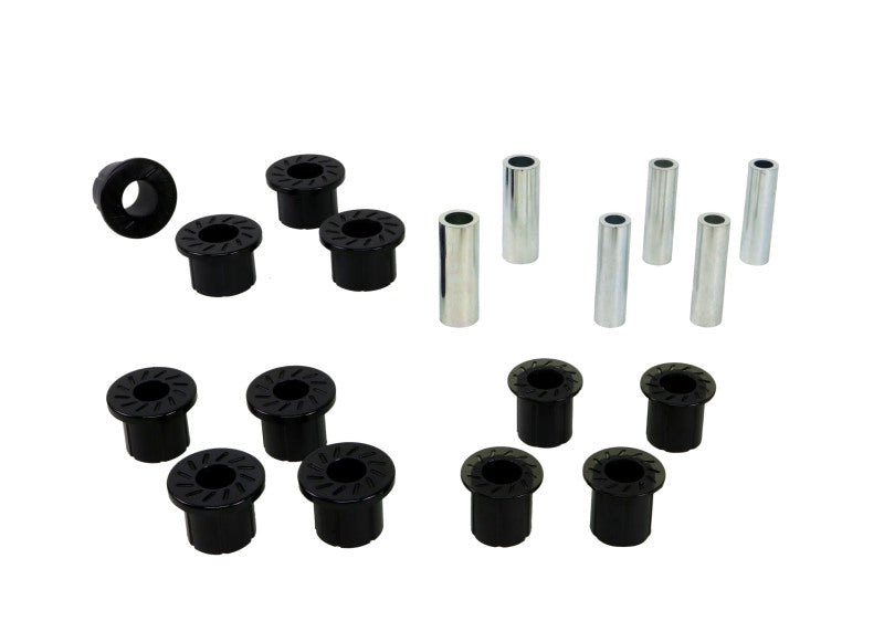 Whiteline 1999 Ford F-250 Spring - Eye Front/Rear And Shackle Bushing Spring Insulators Whiteline