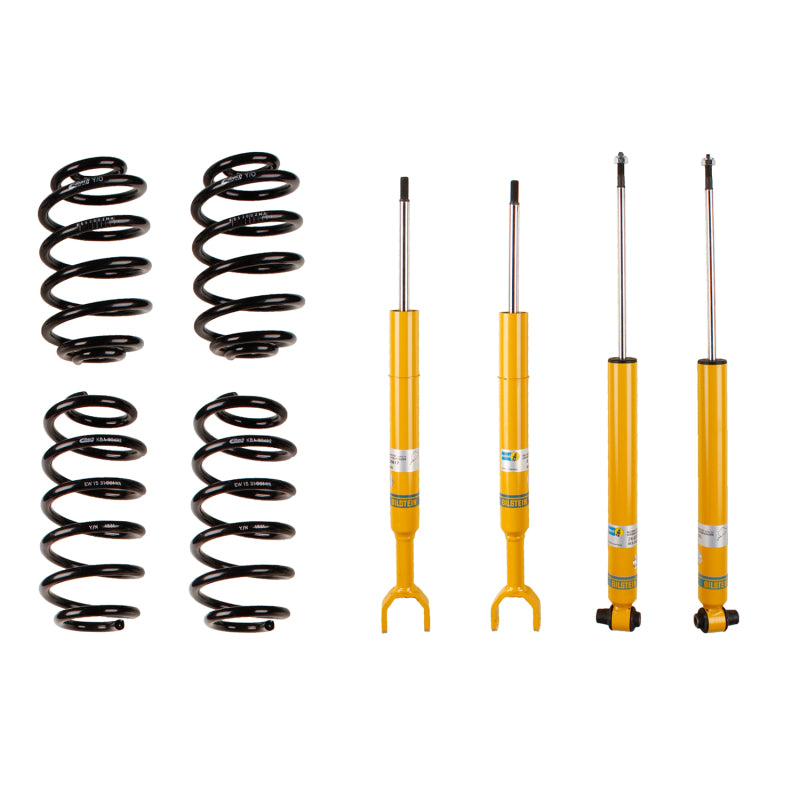 Bilstein B12 1999 Volkswagen Passat 1.8T Front and Rear Suspension Kit Shock & Spring Kits Bilstein