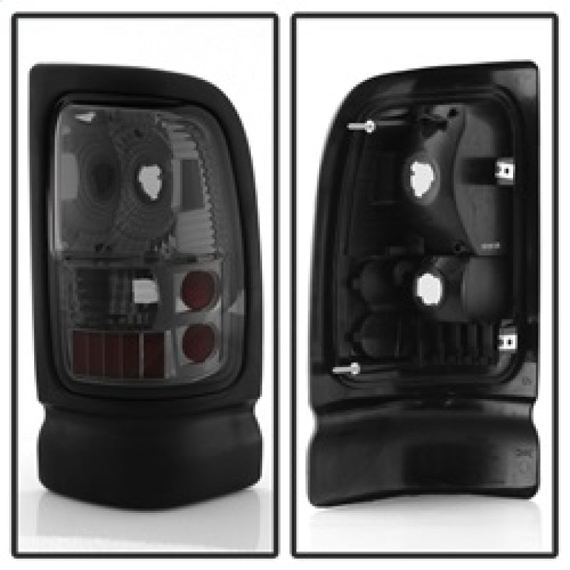 xTune Dodge Ram 1500/2500/3500 94-01 Euro Style Tail Lights Smoke ALT-ON-DRAM94-SM Tail Lights SPYDER