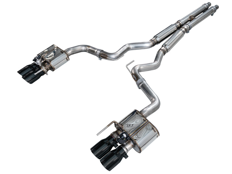 AWE Tuning 18-23 S550 Mustang GT SwitchPath Exhaust - Diamond Black Tips Catback AWE Tuning