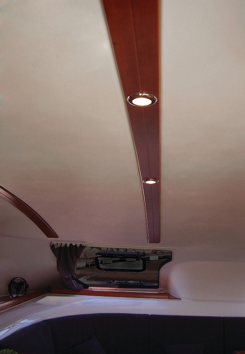 Hella COURTESY Lamp RND BLUE MD12 SS RIM 2XT Sidemarkers & Indicators Hella