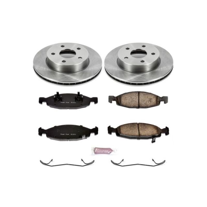 Power Stop 99-02 Jeep Grand Cherokee Front Autospecialty Brake Kit Brake Kits - OE PowerStop