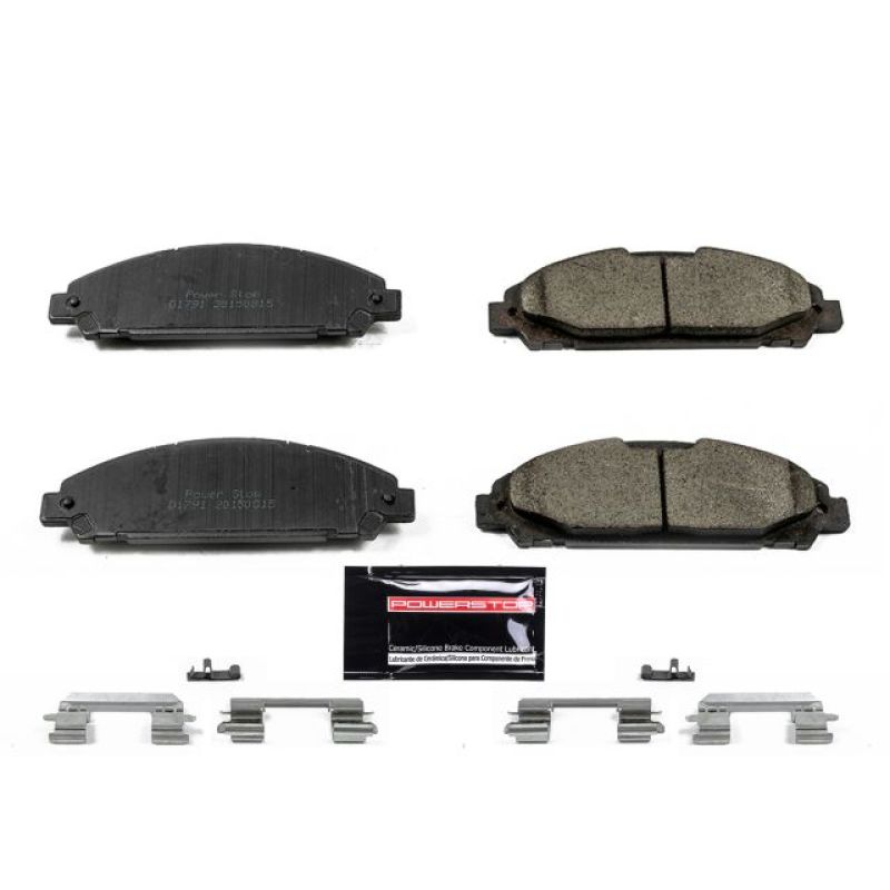 Power Stop 15-19 Ford Mustang Front Z23 Evolution Sport Brake Pads w/Hardware Brake Pads - Performance PowerStop