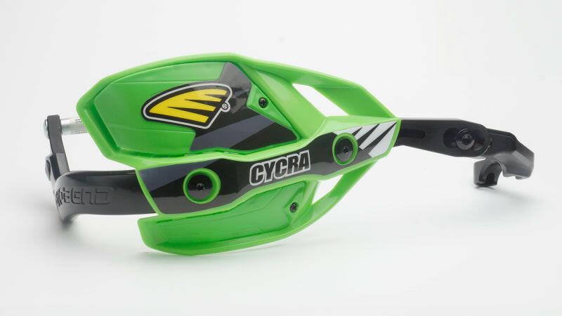 Cycra Probend Ultra w/HCM Clamp 1-1/8 in. - Green Hand Guards Cycra