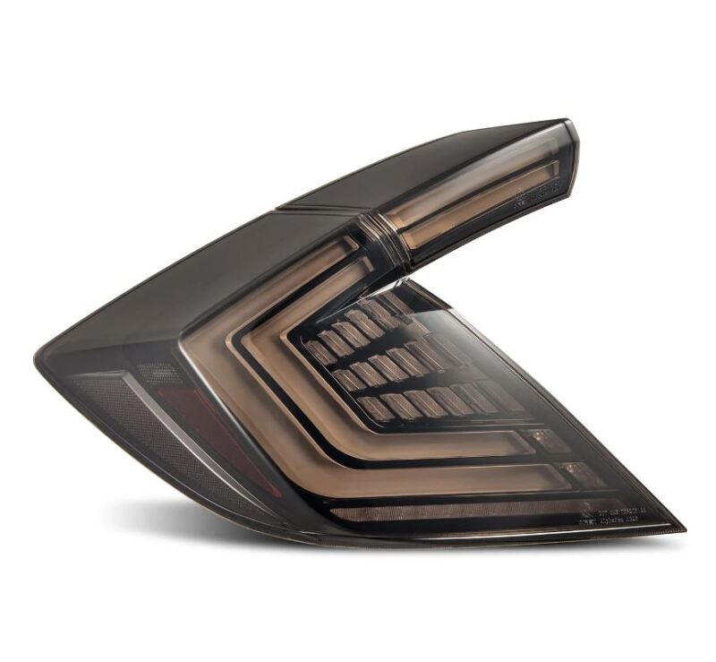 AlphaRex 16-21 Honda Civic Hatchback / Type-R FK8 Nova-Series LED Tail Lights - Black Smoke Tail Lights AlphaRex