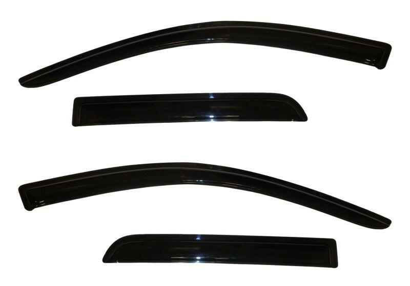 AVS 11-13 Mitsubishi Outlander Sport Ventvisor Outside Mount Window Deflectors 4pc - Smoke Wind Deflectors AVS