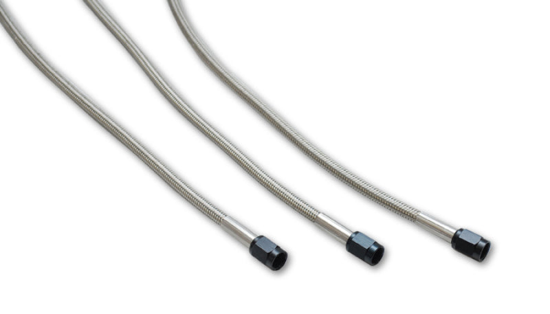 Vibrant Univ Oil Feed Kit 4ft Teflon lined S.S. hose with two -3AN female fittings preassembled Oil Line Kits Vibrant