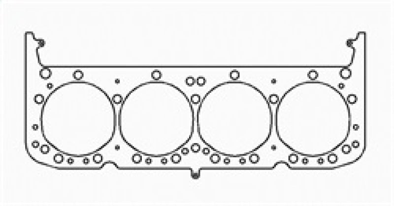 Cometic Chevy Gen1 Small Block V8 .045in MLS Cyl Head Gasket-4.135in Bore-With Edelbrock RPM Heads Head Gaskets Cometic Gasket