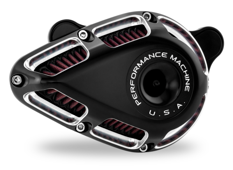Performance Machine 23-Up CVO, 2024 Touring Jet Air Cleaner - Contrast Cut Air Filters - Direct Fit Performance Machine