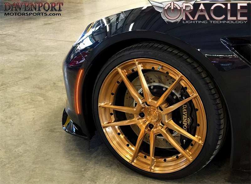Oracle Chevrolet Corvette C7 Concept Sidemarker Set - Tinted - No Paint Light Strip LED ORACLE Lighting