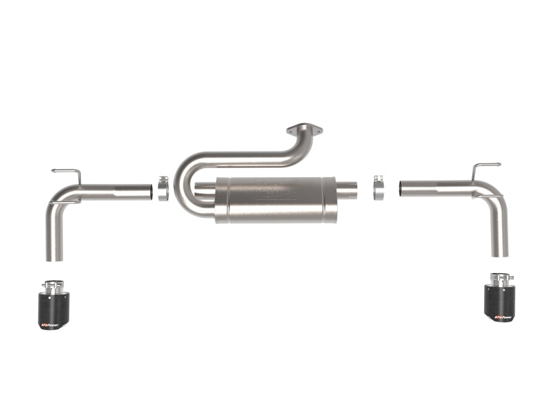 aFe 2023+ Mazda CX-50 Takeda 2.5in 304 SS Axle-Back Exhaust System w/ Carbon Fiber Tips Axle Back aFe