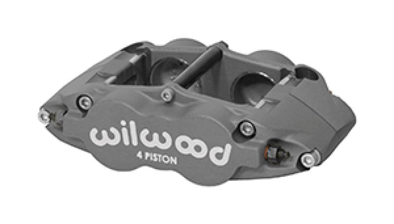 Wilwood Caliper-Forged Superlite FSL4R Aluminum 1.88/1.75in Pistons .81in Disc Ano - Right Brake Calipers - Perf Wilwood