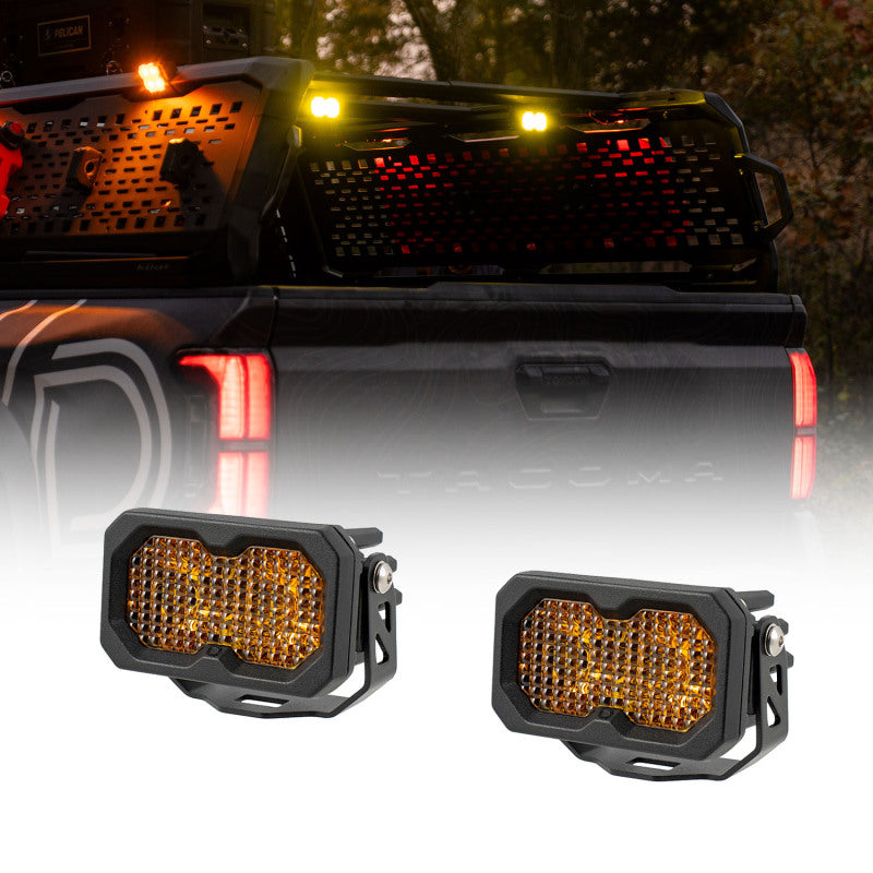 Diode Dynamics Stage Series LED Chase Light Kit for Kuat IBEX Bed Rack Light Bars & Cubes Diode Dynamics