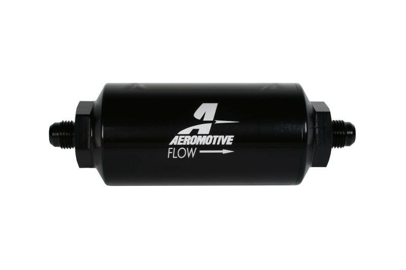 Aeromotive In-Line Filter - (AN-06 Male) 100 Micron Stainless Steel Element Fuel Filters Aeromotive