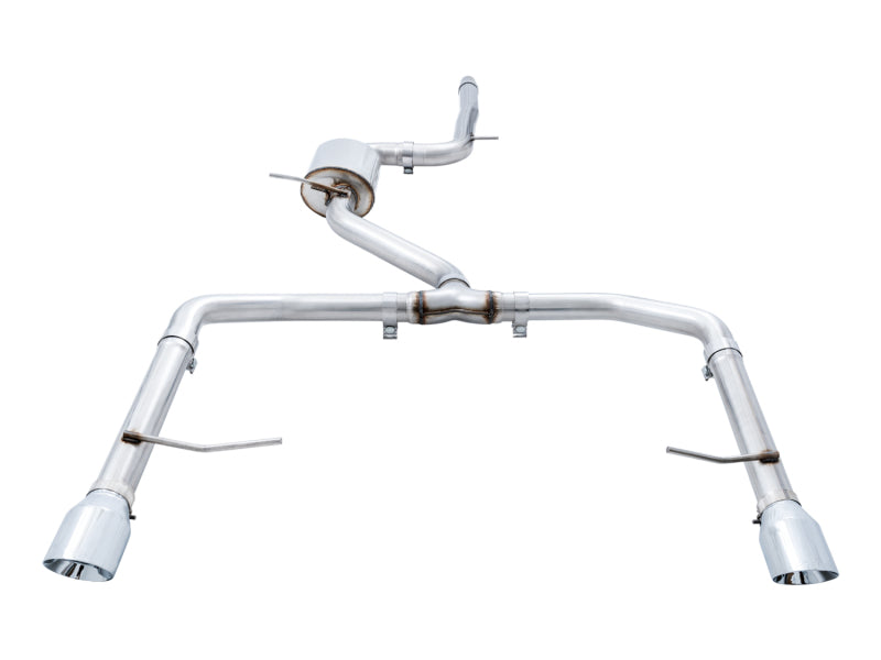AWE Tuning 18-21 Volkswagen Jetta GLI Mk7 Track Exhaust - Chrome Silver Tips (Fits High-Flow DP) Catback AWE Tuning