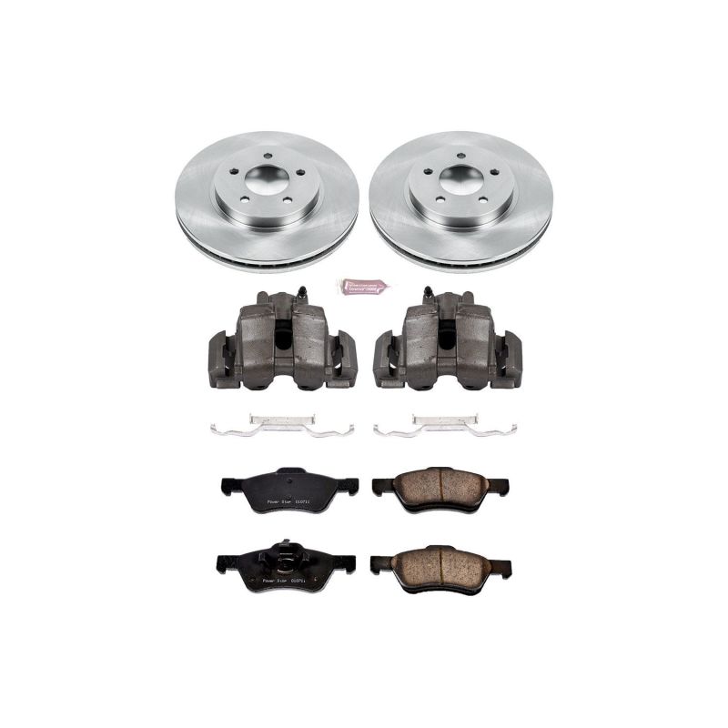 Power Stop 05-10 Ford Escape Front Autospecialty Brake Kit w/Calipers Brake Kits - OE PowerStop