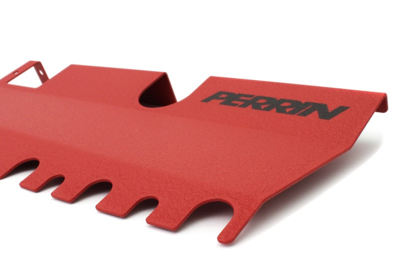 PERRIN 15-21 Subaru WRX/STI Radiator Shroud (With/Without OEM Intake Scoop) - Red Radiator Shrouds Perrin Performance