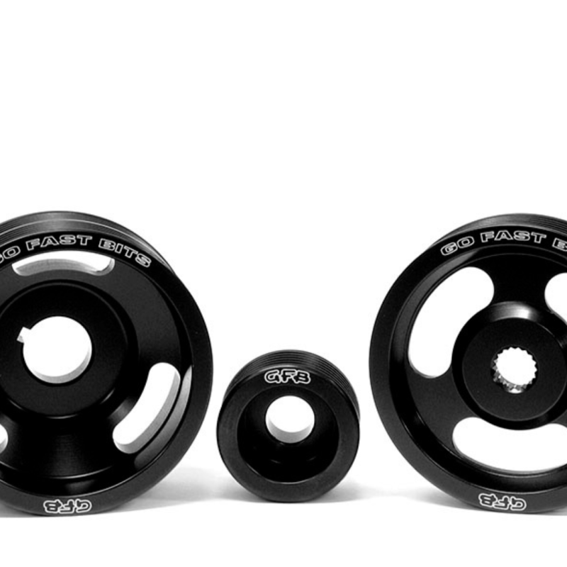 GFB 94-98 Subaru WRX Light-Weight Engine Pulley (Crank/Alternator/Power Steering Pulleys/Belts inc) Pulleys - Crank, Underdrive Go Fast Bits