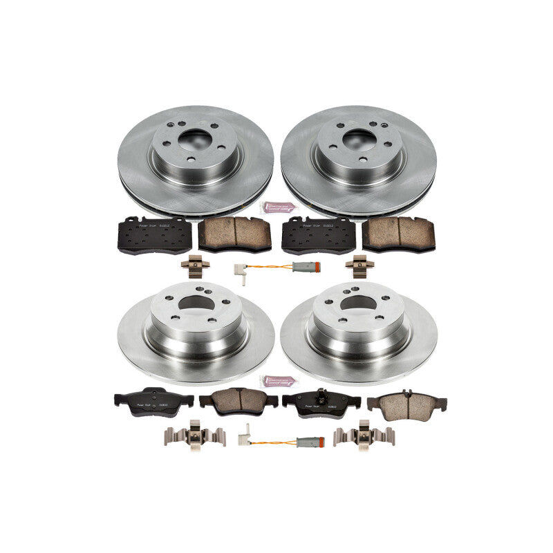 Power Stop 2006 Mercedes-Benz E350 Front and Rear Autospecialty Brake Kit Brake Kits - OE PowerStop