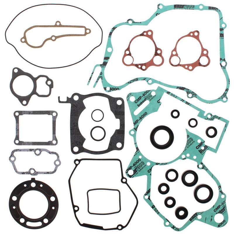 Vertex Gaskets 88-89 Honda CR125R Complete Gasket Kit w/ Oil Seals Engine Hardware Vertex Pistons
