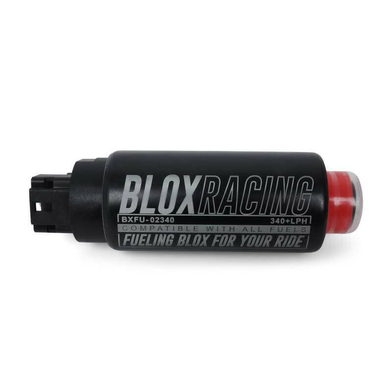 BLOX Racing 320LPH Electric Fuel Pump E85 In-tank - Offset Inlet Fuel Pumps BLOX Racing