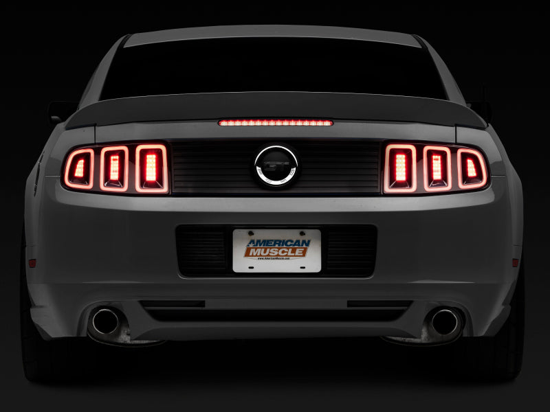 Raxiom 10-14 Ford Mustang LED Third Brake Light (Smoked) Brake Lights Raxiom