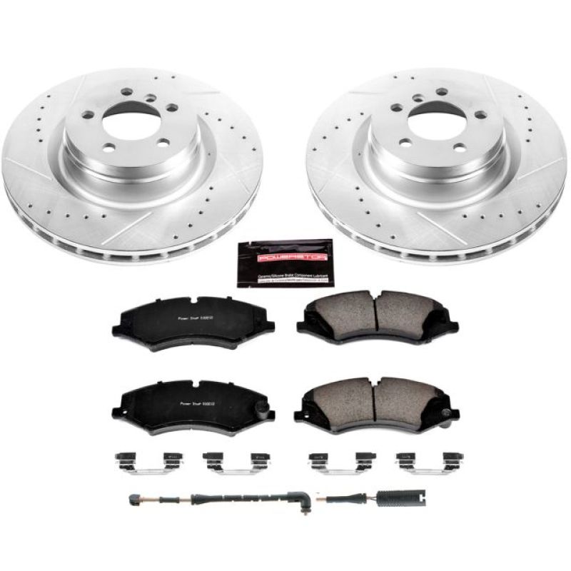 Power Stop 10-12 Land Rover Range Rover Front Z23 Evolution Sport Brake Kit Brake Kits - Performance D&S PowerStop