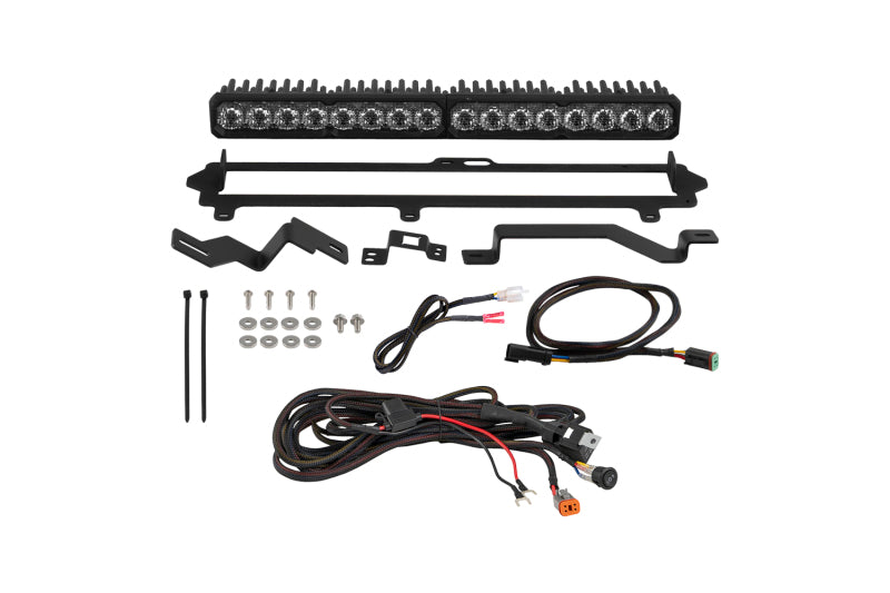 Diode Dynamics 2022-2026 Toyota Tundra Pro Grille SS20 Pro LED Kit White Combo 6000K Light Bars & Cubes Diode Dynamics