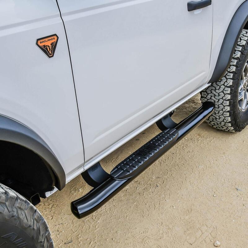 Westin 21-22 Ford Bronco (2-Door) PRO TRAXX 4 Oval Nerf Step Bars - Textured Black Nerf Bars Westin
