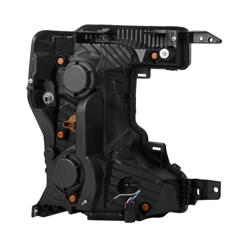 AlphaRex 20-22 Ford F-250/350/450 SD NOVA-Series LED Proj Headlights Alpha-Bk w/Acv Light SS & SBDRL Headlights AlphaRex