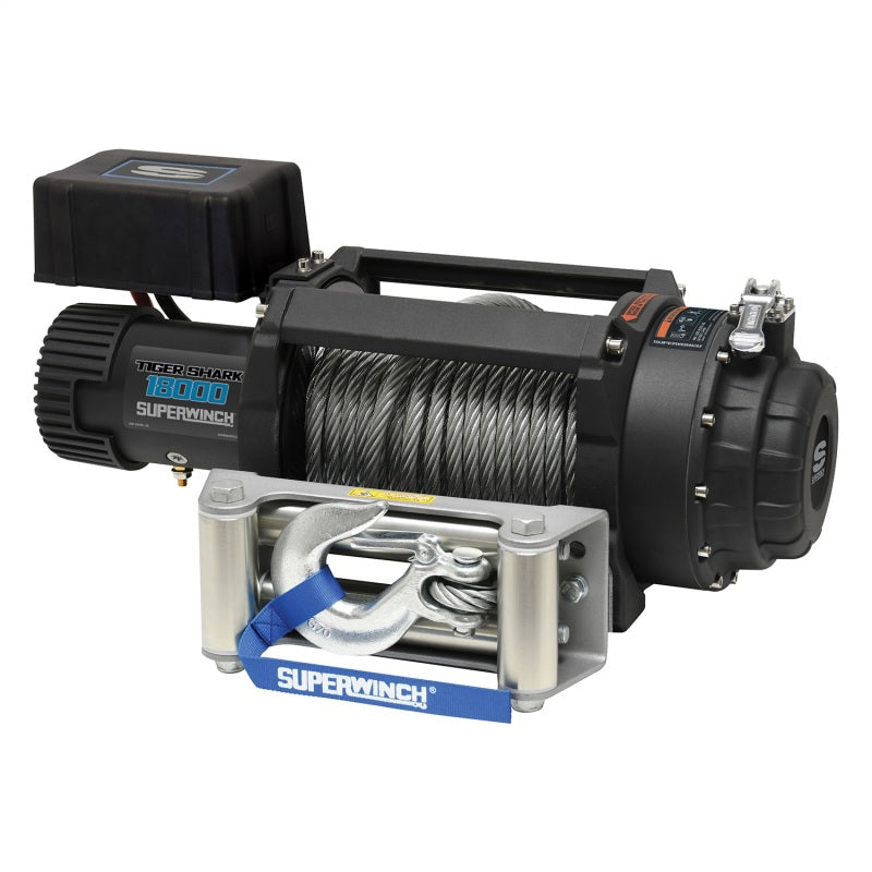 Superwinch 18000 LBS 12V DC Wire Rope Tiger Shark Winch Winches Superwinch